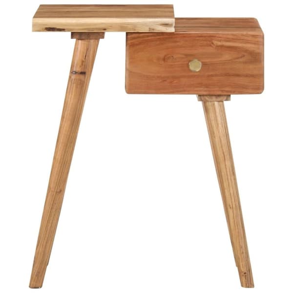 vidaXL Nattbord heltre akasie 45x32x55 cm