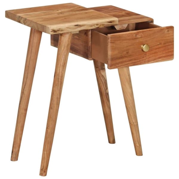vidaXL Nattbord heltre akasie 45x32x55 cm