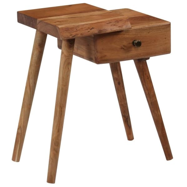 vidaXL Nattbord heltre akasie 45x32x55 cm