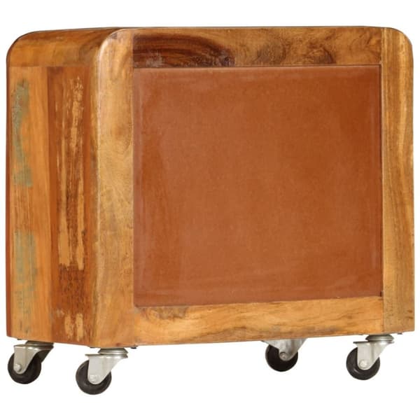 vidaXL Nattbord 50x30x50 cm gjenvunnet heltre