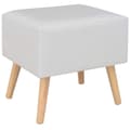 Miniatyrbillede 3 af 8: vidaXL sengebord 40 x 35 x 40 cm kunstlæder hvid