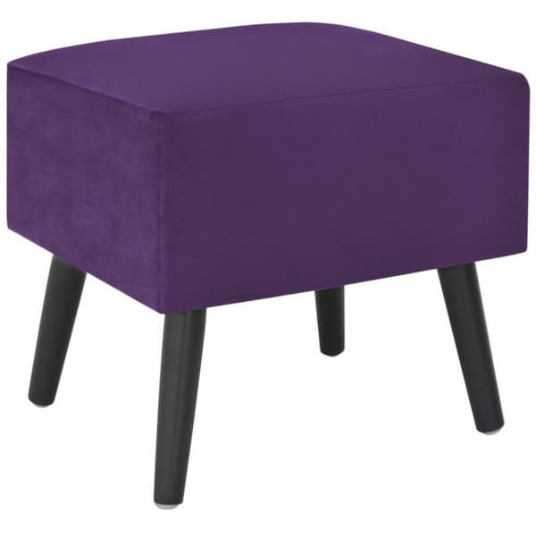 vidaXL Sängbord 2 st mörklila 40x35x40 cm sammet