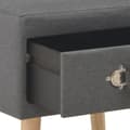 Miniatyrbillede 7 af 9: vidaXL sengeskabe 2 stk. 40 x 35 x 40 cm stof mørkegrå