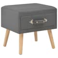 Miniatyrbillede 2 af 9: vidaXL sengeskabe 2 stk. 40 x 35 x 40 cm stof mørkegrå