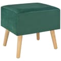 Miniatyrbillede 4 af 9: vidaXL sengeskabe 2 stk. 40 x 35 x 40 cm fløjl grøn