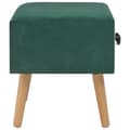 Miniatyrbillede 6 af 9: vidaXL sengeskabe 2 stk. 40 x 35 x 40 cm fløjl grøn