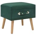 Miniatyrbillede 2 af 9: vidaXL sengeskabe 2 stk. 40 x 35 x 40 cm fløjl grøn