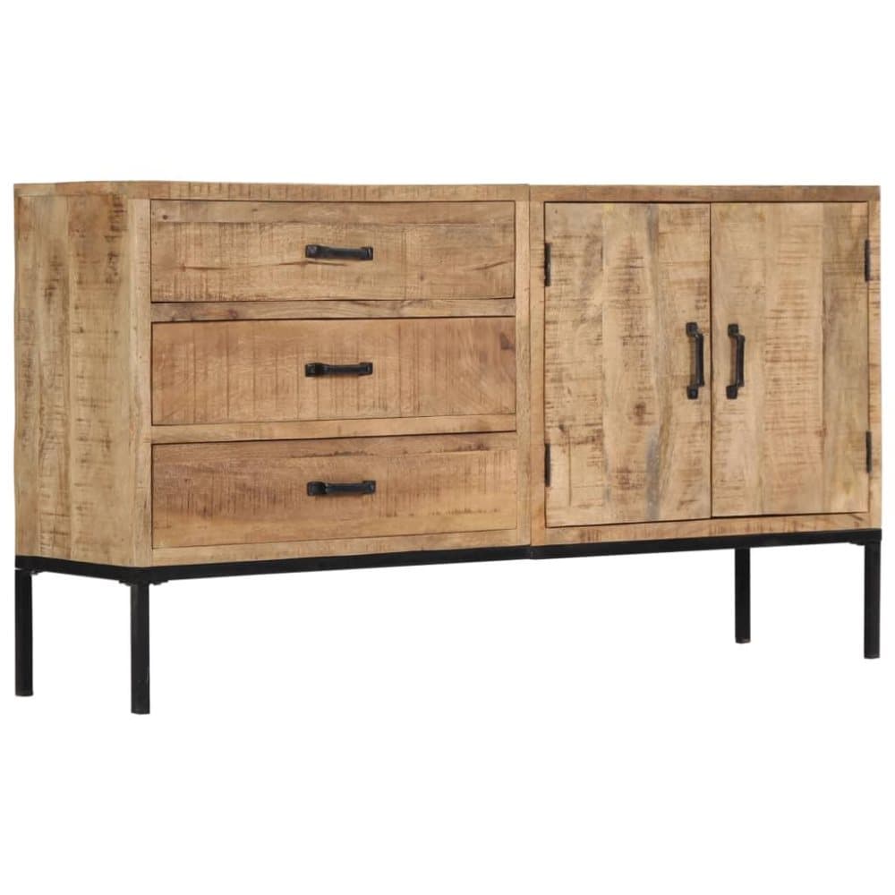 vidaXL Skjenk 140x35x75 cm heltre mango
