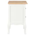 Miniatyrbilde 6 av 10: vidaXL Nattbord 2 stk 35x30x49 MDF hvit