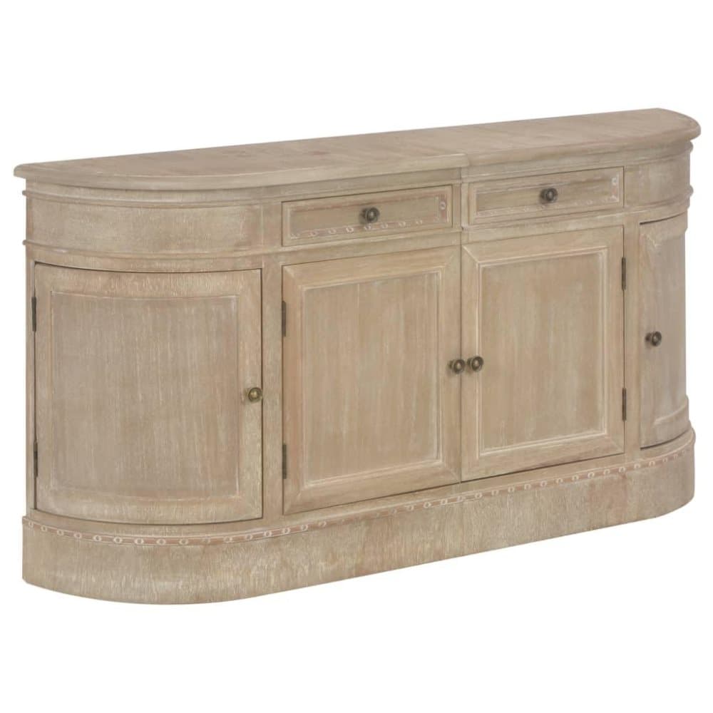 vidaXL Skjenk 134x30x68 cm heltre