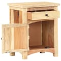 Miniatyrbilde 4 av 10: vidaXL Nattbord 40x30x50 cm gjenvunnet heltre