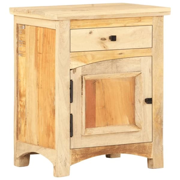 vidaXL Nattbord 40x30x50 cm gjenvunnet heltre