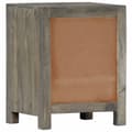 Miniatyrbilde 5 av 10: vidaXL Nattbord grå 40x30x50 cm heltre mango