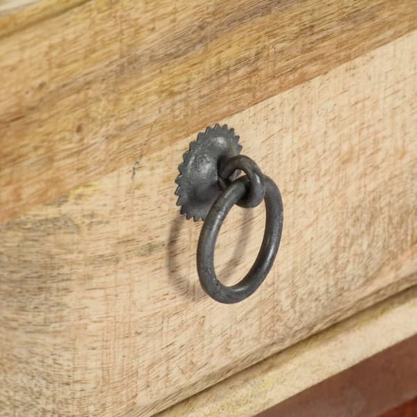 vidaXL Nattbord 40x30x52 cm grov heltre mango