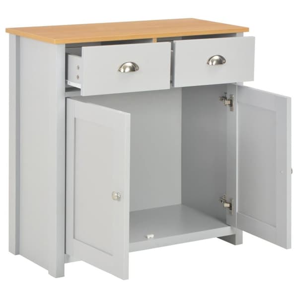 vidaXL Senkki harmaa 79x35x81 cm