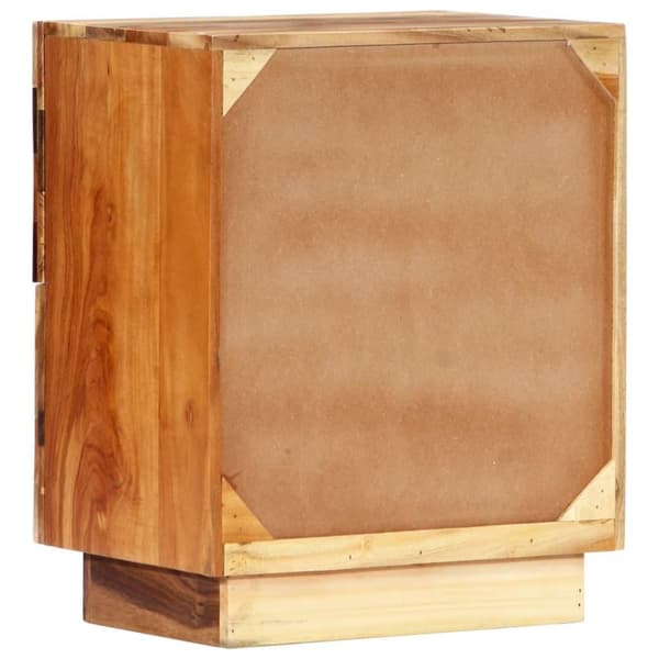 vidaXL sengeskab 40x30x50 cm massivt genbrugstræ