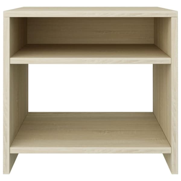 vidaXL Nattbord sonoma eik 40x30x40 cm sponplate