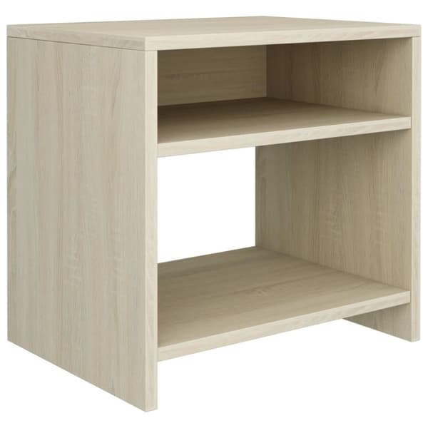 vidaXL Nattbord sonoma eik 40x30x40 cm sponplate