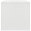 Miniatyrbilde 5 av 8: vidaXL Nattbord hvit 40x30x30 cm sponplate