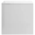 Miniatyrbilde 6 av 7: vidaXL Nattbord 2 stk høyglans hvit 40x30x30 cm sponplate