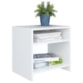 Miniatyrbillede 3 af 7: vidaXL sengeskabe 2 stk. 40 x 30 x 40 cm spånplade hvid