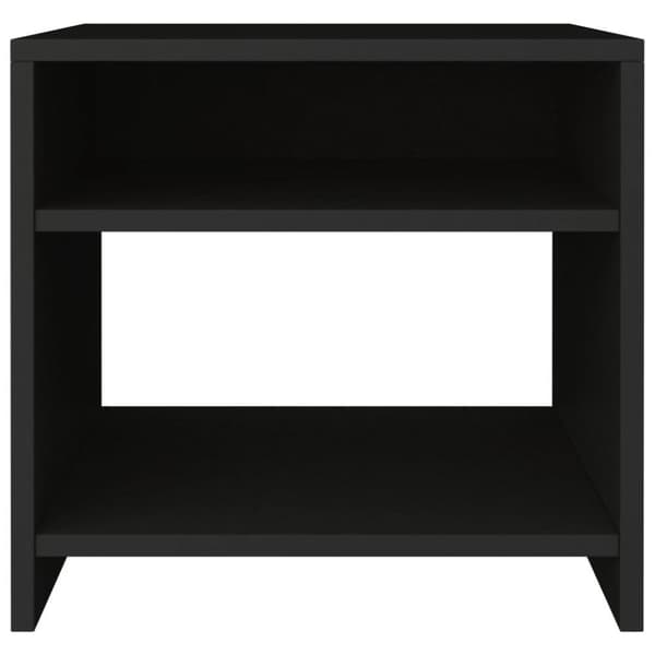 vidaXL Yöpöydät 2kpl musta 40x30x40 cm lastulevy