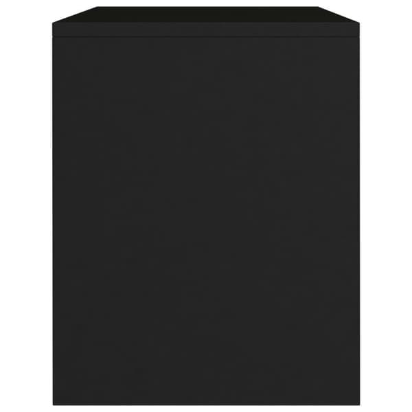 vidaXL Yöpöydät 2kpl musta 40x30x40 cm lastulevy
