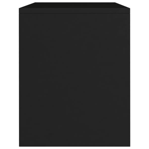 vidaXL sengeskab 40 x 30 x 40 cm spånplade sort