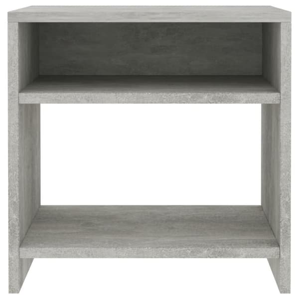 vidaXL sengeskab 40 x 30 x 40 cm spånplade betongrå