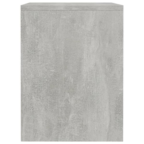 vidaXL sengeskab 40 x 30 x 40 cm spånplade betongrå