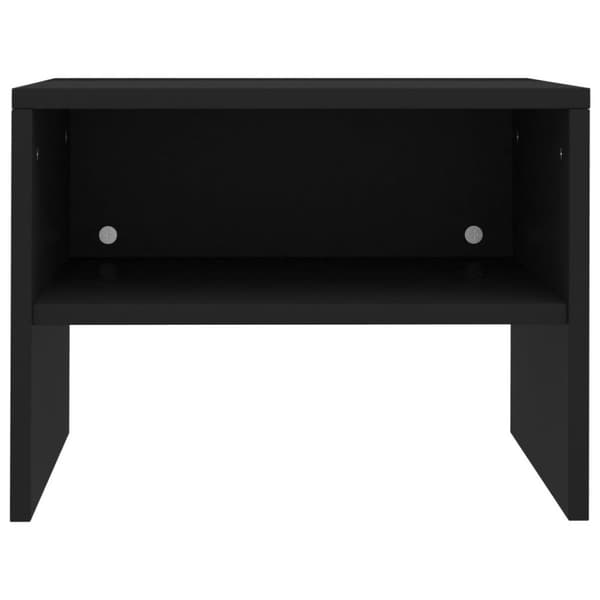 vidaXL Yöpöydät 2kpl musta 40x30x30 cm lastulevy