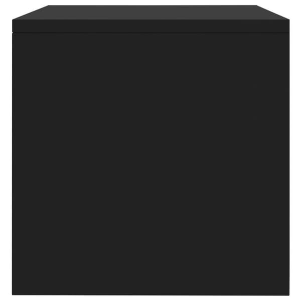 vidaXL Yöpöydät 2kpl musta 40x30x30 cm lastulevy