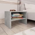 Pikkukuva 2 / 7: vidaXL Yöpöydät 2kpl betoninharmaa 40x30x30 cm lastulevy
