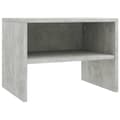 Miniatyrbilde 4 av 7: vidaXL Nattbord 2 stk betonggrå 40x30x30 cm sponplate