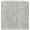 Miniatyrbilde 6 av 7: vidaXL Nattbord 2 stk betonggrå 40x30x30 cm sponplate