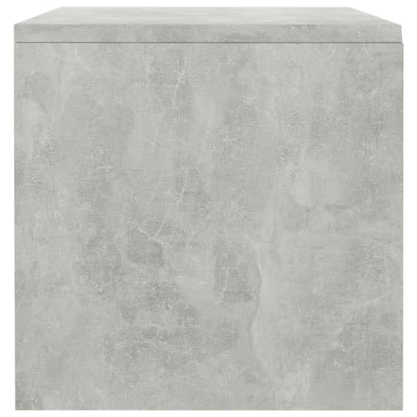 vidaXL Nattbord 2 stk betonggrå 40x30x30 cm sponplate
