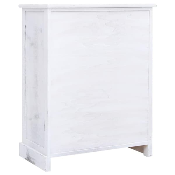 vidaXL kommode 60x30x75 cm træ hvid