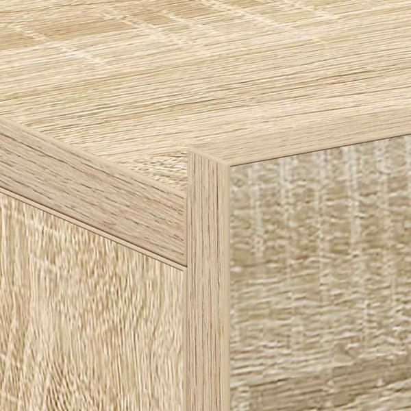 vidaXL svævende natborde 2 stk. 40 x 30 x 15 cm konstrueret træ sonoma
