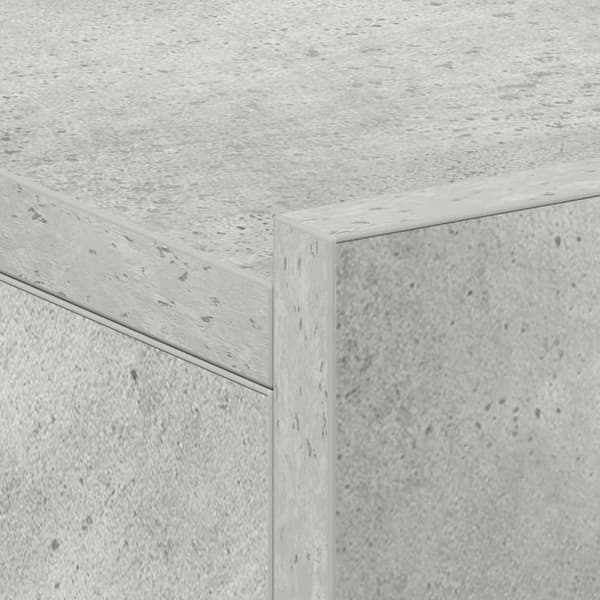 vidaXL Kelluvat yöpöydät 2 kpl betoninharmaa 40x30x15 cm tekninen puu