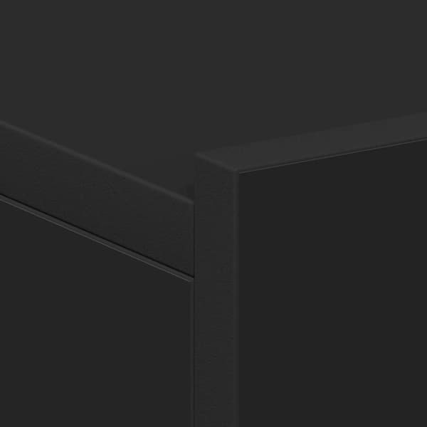 vidaXL væghængt natbord 40x30x15 cm konstrueret træ sort