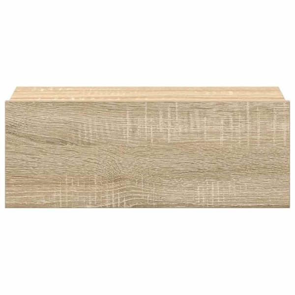 vidaXL Flytende nattbord 2 stk sonoma eik 40x30x15 cm konstruert tre
