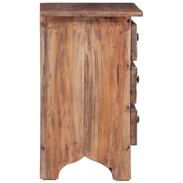 vidaXL Nattbord 30x30x51 cm gjenvunnet heltre