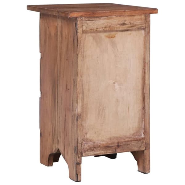 vidaXL Nattbord 30x30x51 cm gjenvunnet heltre