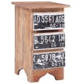 Miniatyrbilde 1 av 9: vidaXL Nattbord 30x30x51 cm gjenvunnet heltre