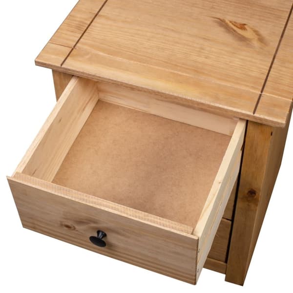 vidaXL Sängbord 46x40x57 cm furu panama