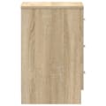 Miniatyrbilde 8 av 11: vidaXL Nattbord sonoma eik 38x35x56 cm sponplate