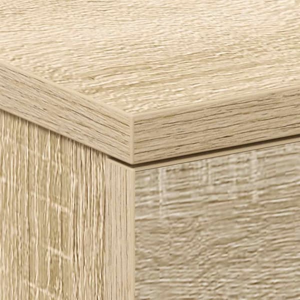 vidaXL Nattbord sonoma eik 38x35x56 cm sponplate