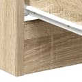 Miniatyrbilde 11 av 11: vidaXL Nattbord sonoma eik 38x35x56 cm sponplate