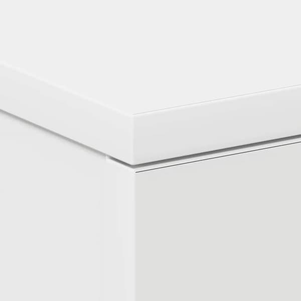 vidaXL Nattbord 2 stk hvit 38x35x56 cm sponplate