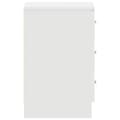 Miniatyrbilde 8 av 11: vidaXL Nattbord hvit 38x35x56 cm sponplate